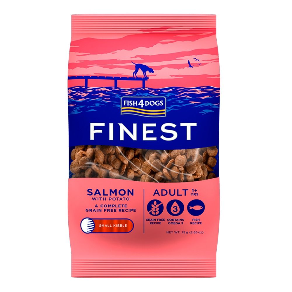 Salmon Working Dog Food | Complete with Potato and Pea | Fish4Dogs