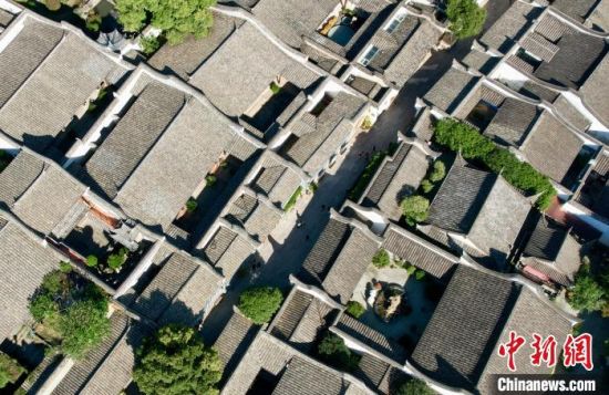 航拍福州三坊七巷-中新网福建