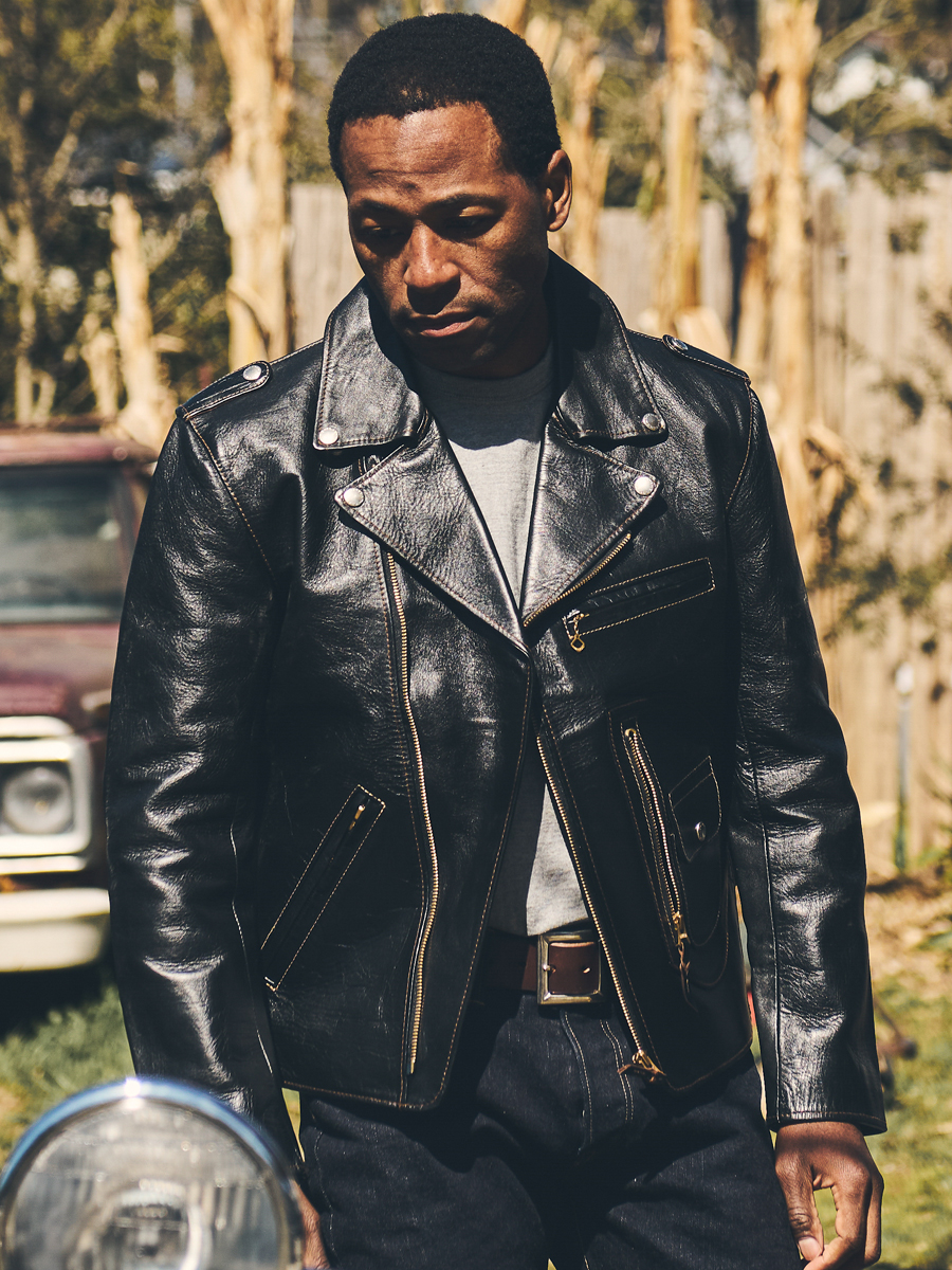 H-L本革ジャケット