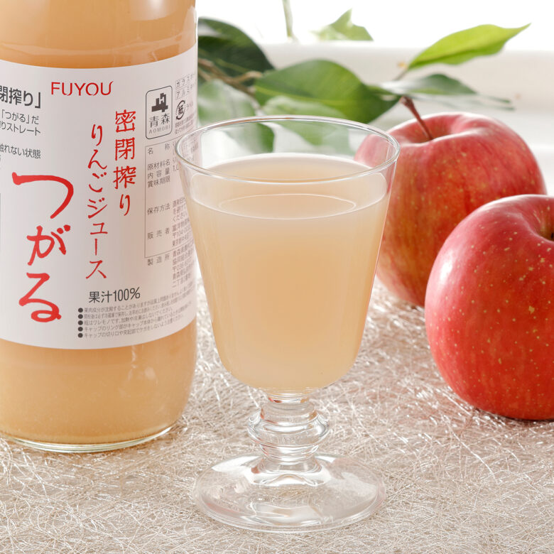 青森県産密閉搾りりんごジュース＜つがる＞ | 取扱製品 | 富洋物産株式会社