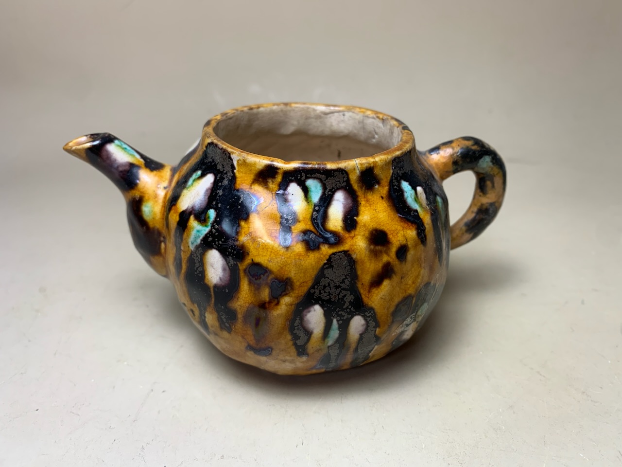 ギャラリー辰巳 - 薩摩平佐三彩 煎茶器 | 古美術品専門サイト fufufufu.com