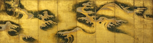 波濤図屏風 | 琳派 | 収蔵品詳細 | 作品を知る | 東京富士美術館