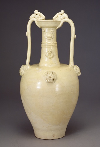 中国美術 青磁龍耳花瓶 高さ22㎝ 東Y8-0108⑤タウオ 中国美術 青磁龍耳