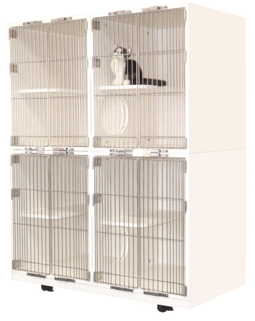 プレミアムキャットケージ ねこらく｜ぬくもりのある木製 猫ケージ