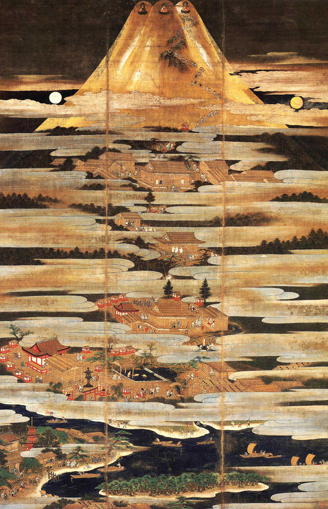 空飛ぶ画家糸川裕志のポップアートの富士山曼荼羅の一点です。アクリル画