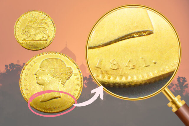 希少価値の高いインド古銭！ヴィクトリア女王「ライオンとヤシの木