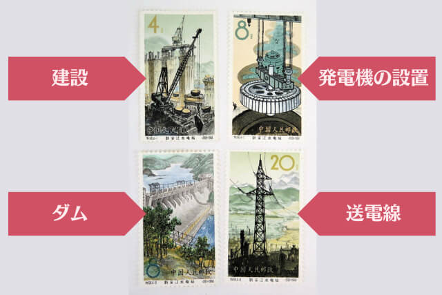 中国切手1964（特64）6種完 未使用 中国切手1964（特64）6種完 未使用