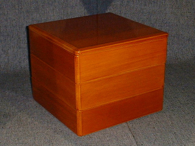 木曽春慶塗りお重2段重