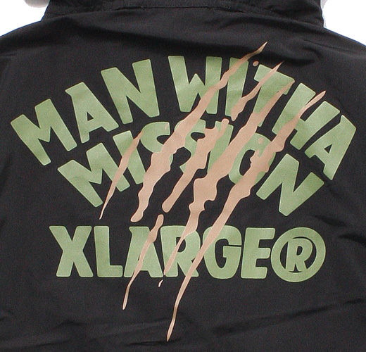 man with a mission/マンウィズ×XLARGE戦闘服半袖シャツM MAN WITH A