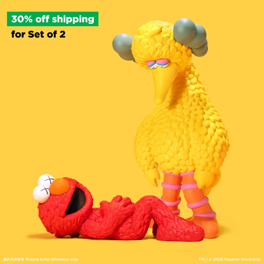 セサミストリート フィギュアセット カウズ KAWS x SESAME STREET