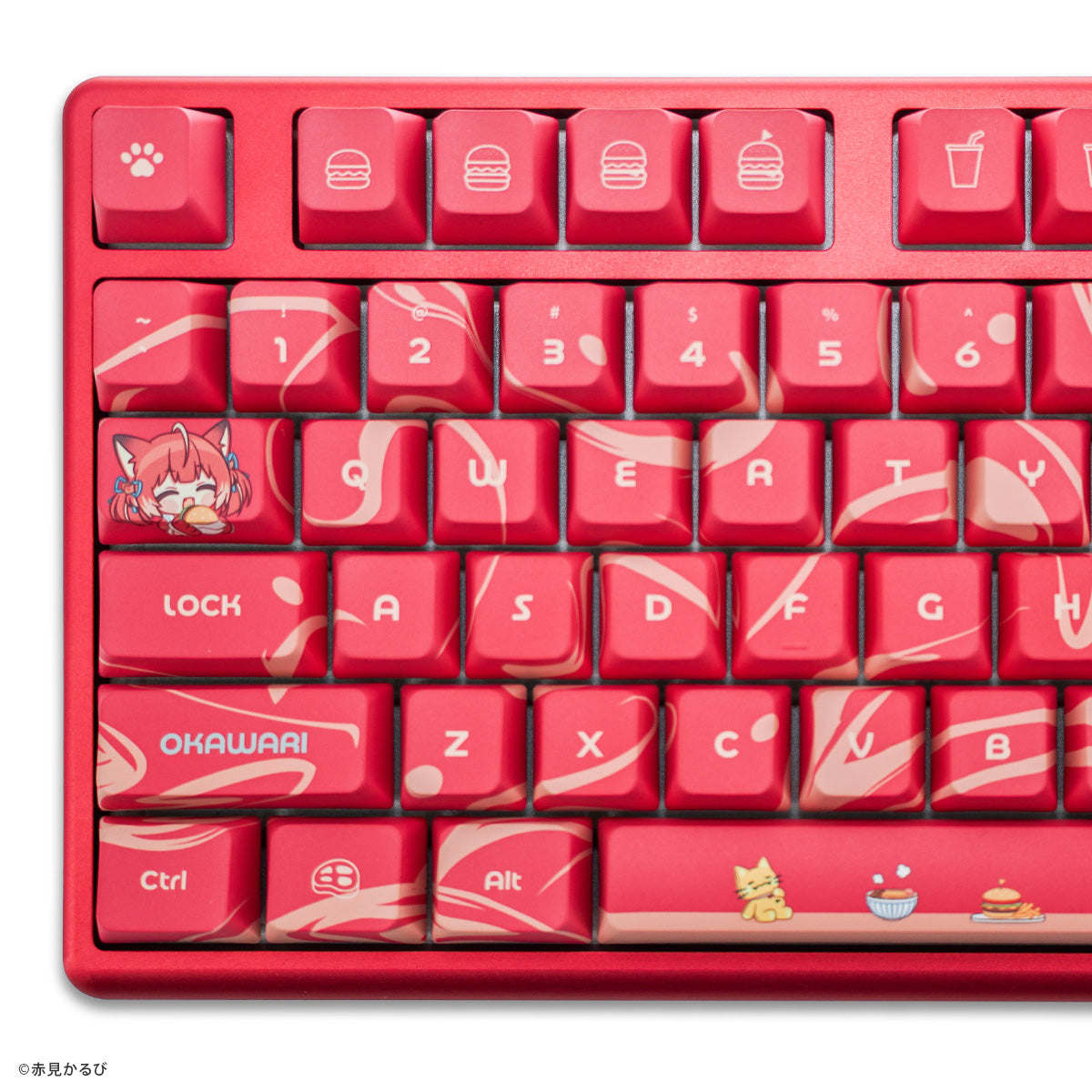 ブルーアーカイブ×ふもコレ キーキャップセットD+キーボードスタンド