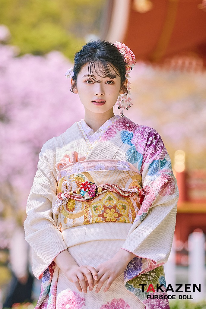 豪華 ピンク 金彩 総絞り 正絹 振袖 成人式 確認用