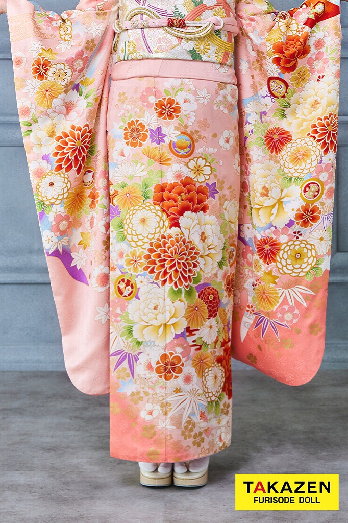 安い！正統派古典 ピンク 菊柄 かわいい はんなり 上品 おしとやか