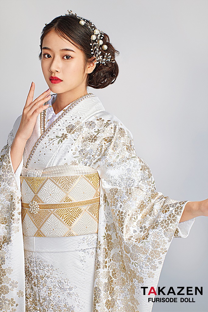 売れ筋 振袖 豪華 銀通し 刺繍 金彩 身丈170cm 振袖 豪華 銀通し 金彩