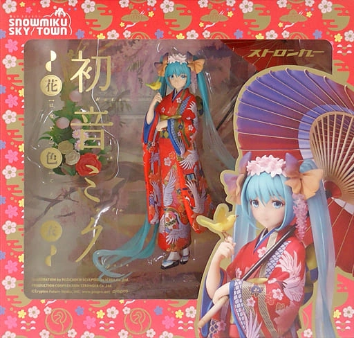 初音ミク 花色衣 1/8フィギュア ストロンガー 和服 SALE】初音ミク