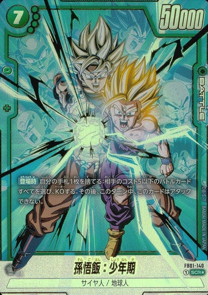 ドラゴンボールカードゲーム・プレイマット02「孫悟飯(幼少期