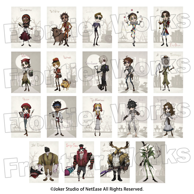 Identity V リバイバル総選挙 Dark×POP トレーディングカード Vol.1