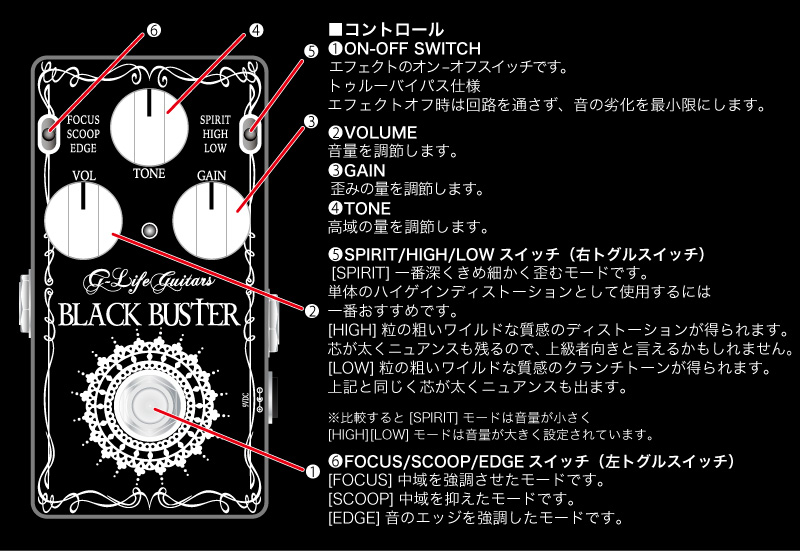 G-Life Guitars / BLACK BUSTER