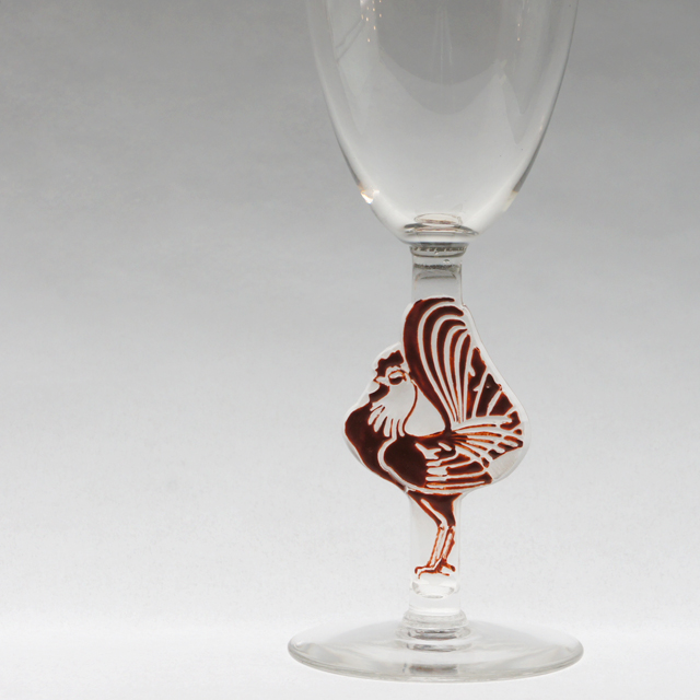 ウィリアム WILLIAM カクテルグラス」ルネ・ラリックのテーブルウェア