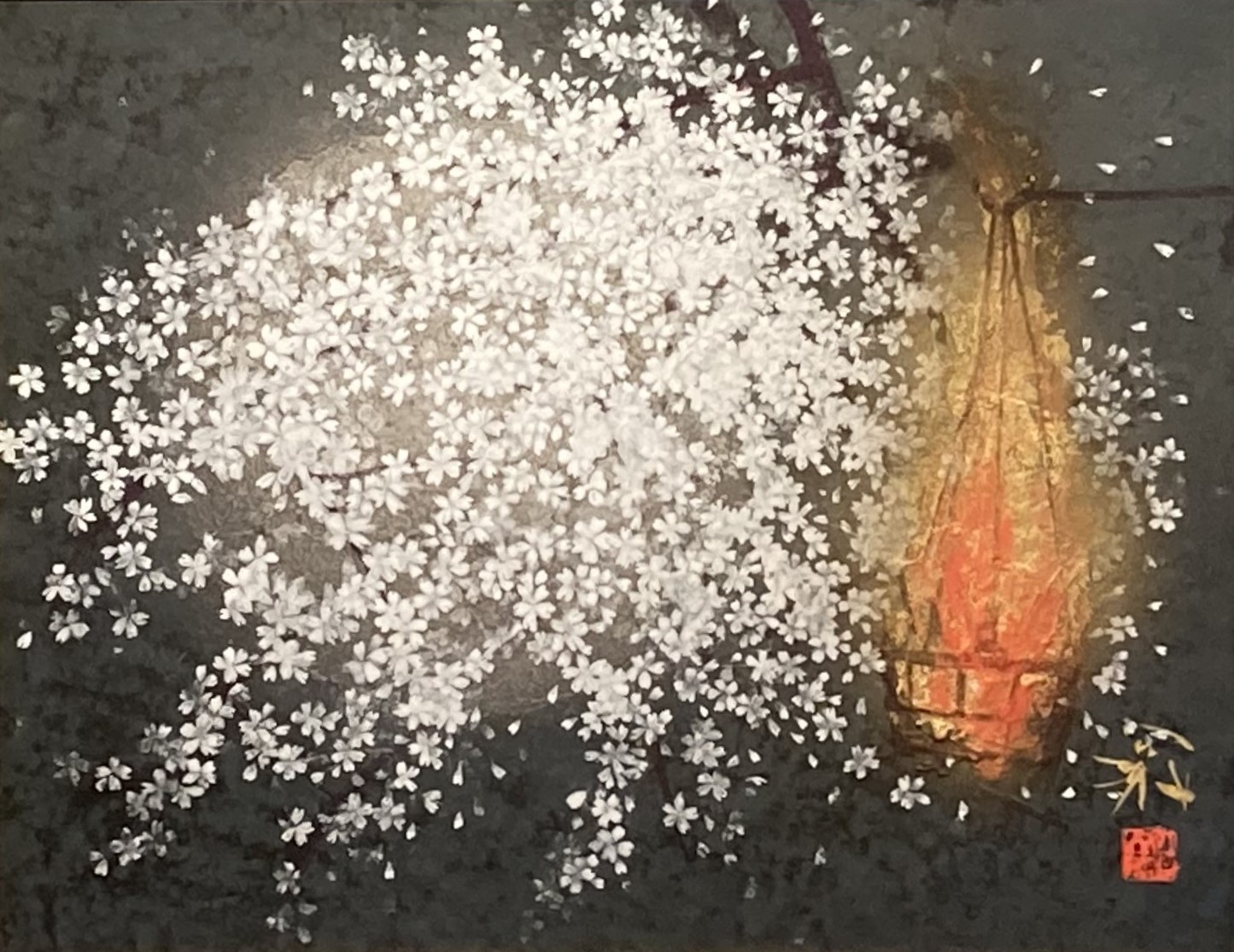 松村公嗣『夜桜』 - ギャラリーシーズ