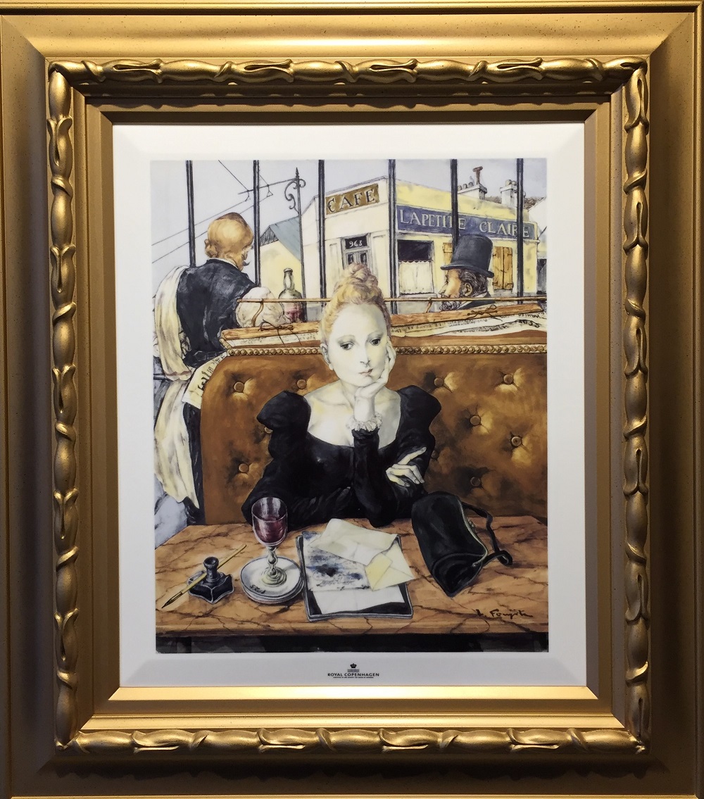 藤田嗣治/レオナール ・フジタ ( カフェ/ Cafe ) 代表作/ 複製画 藤田