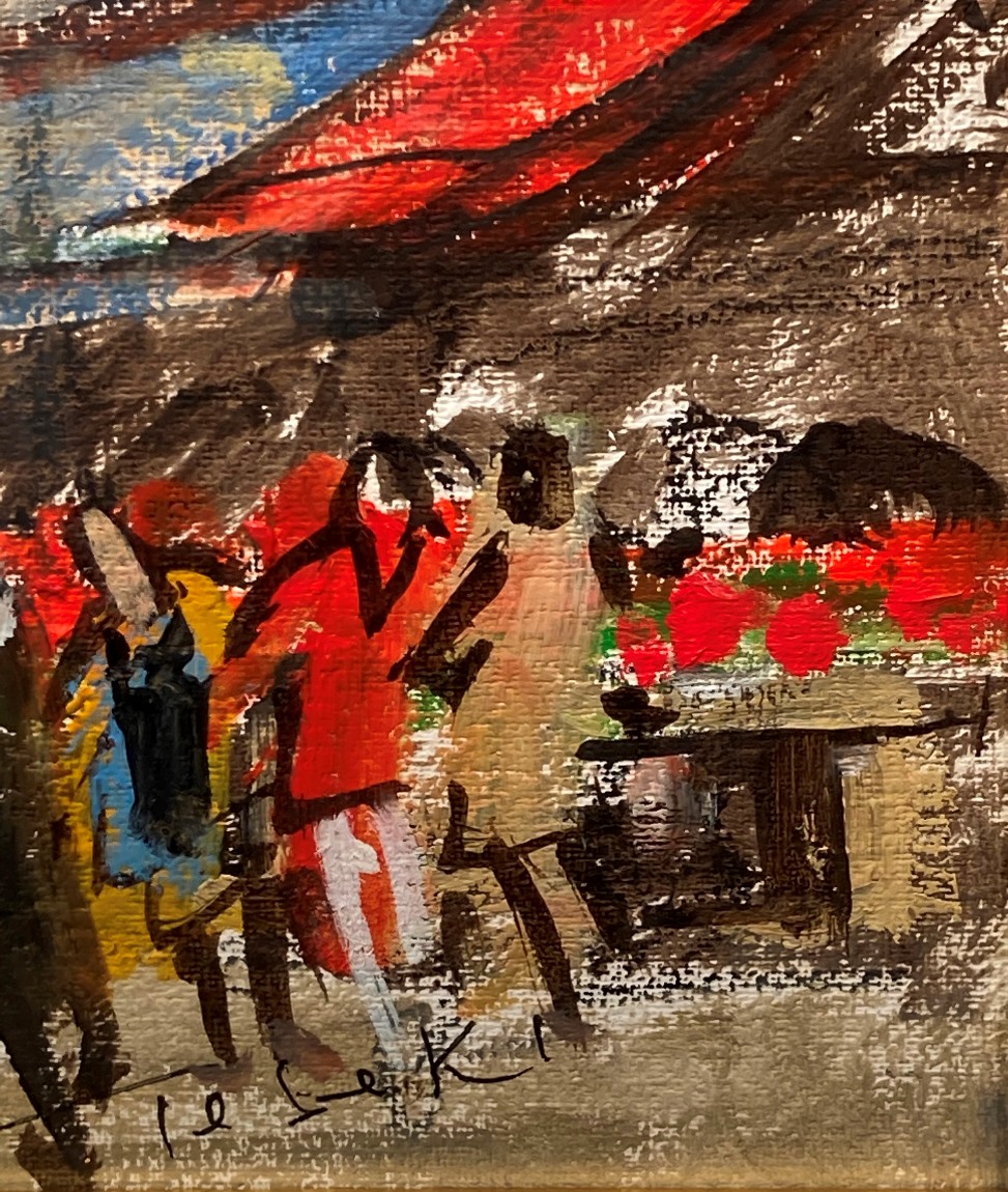 関拓司『ムフタール風景』 - ギャラリーシーズ