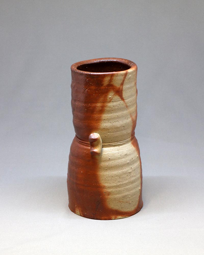 備前焼 緋襷 輪花 向付 6客 在銘 作家物 備前焼 緋襷 輪花 向付 6客 在