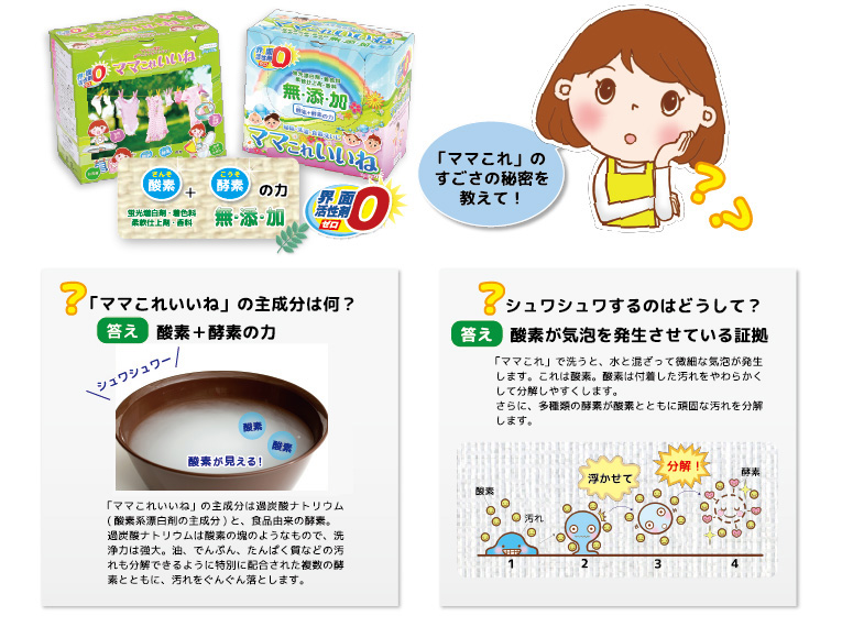高陽社 ママこれいいね 界面活性剤ゼロ 洗剤 5個 送料540円～