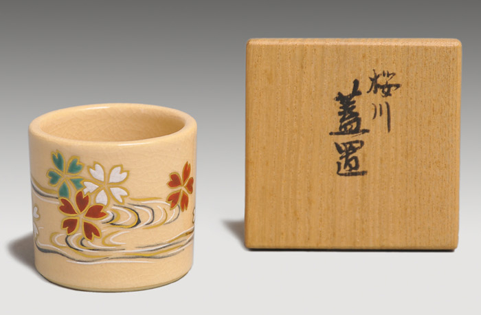 桜川蓋置 真葛窯 宮川香斎(作) 共箱 | 古美術ささき