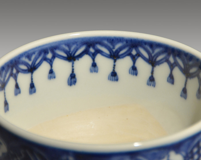 真葛窯 宮川香斎(造) 祥瑞腰捻(こしねじ)写茶碗 共箱 | 古美術ささき