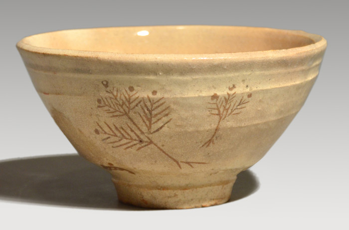 萩焼 自画華甲茶碗 即中斎好 六十一の内 十三代坂田泥華(作) 即中斎箱