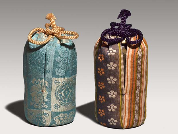 丹波茶入 銘「雲の宿」 久田尋牛斎箱書 市野信水（作） 仕服2 共箱