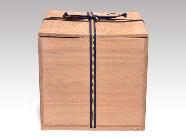 竹文染付水指 清朝末頃 耳付 | 古美術ささき