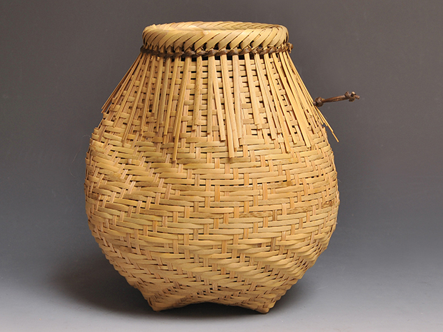 N244菱水指『信楽焼』『保庭楽入造』『久田宗也尋牛斎箱書』共箱