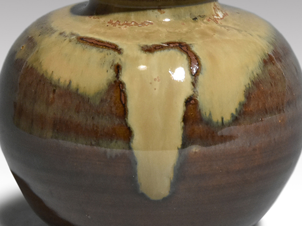 別作 高取焼 茶入 高取喜恵(作) 牙蓋 仕覆2付 共箱 遠州七窯 | 古美術