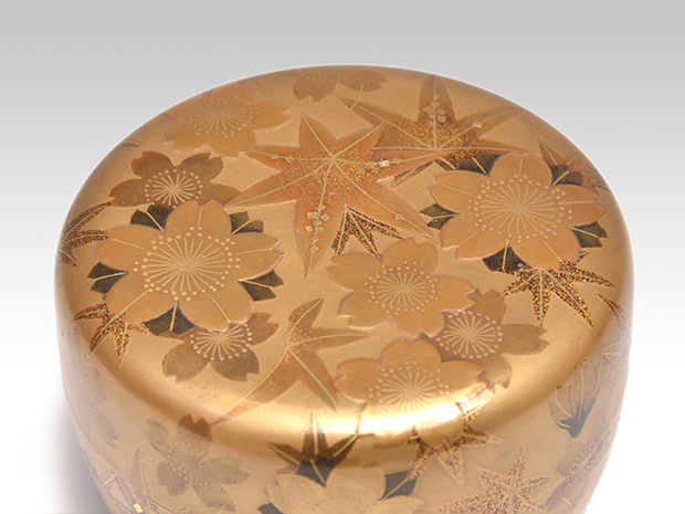 時代 雲金蒔絵 平棗 | 古美術ささき