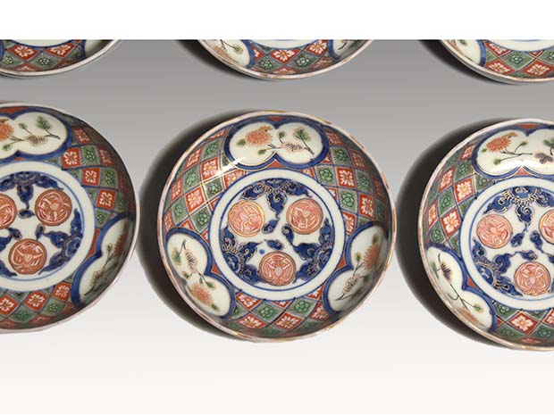 古伊万里皿 明治時期 10枚セット 小皿 古伊万里皿 明治時期 10枚セット