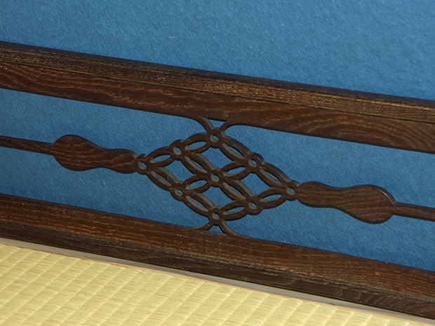 遠州好 時代桑七宝透し 風炉先屏風 江戸間用 | 古美術ささき