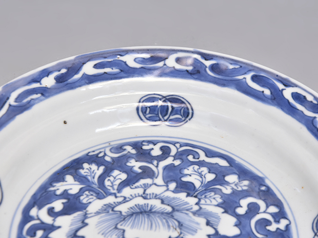 古染付花文中皿5枚 桐箱 明末～清初 懐石向付に | 古美術ささき