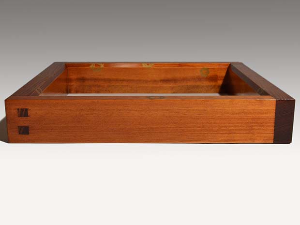 AO39 炉縁 蒔絵 老松図 松 木製 漆塗り 紙箱入 茶道具 - メルカリ