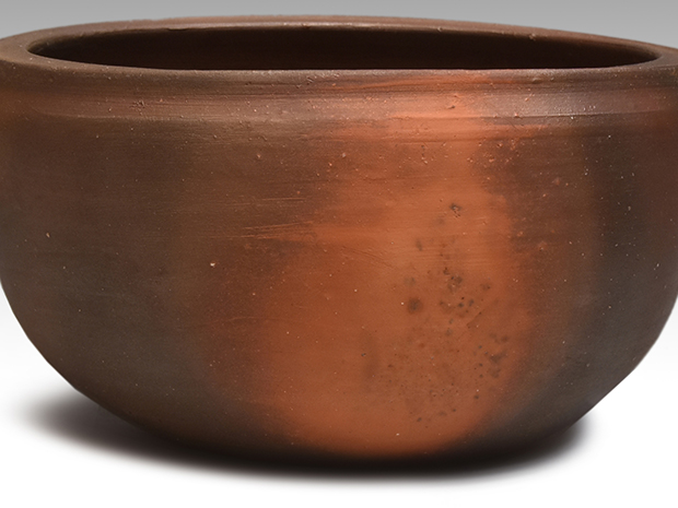 藤原雄 窯変方口深鉢 共箱 高島屋個展作品 水指にも 人間国宝 | 古美術