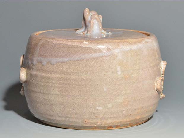 萩焼水指 十世 坂高麗左衛門(作) 共箱 | 古美術ささき