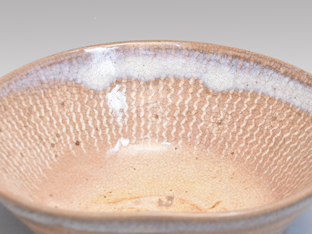 萩焼 三島手茶碗 十世 坂 高麗左衛門(作) 共箱 | 古美術ささき