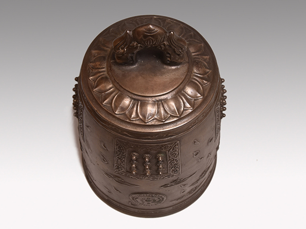 佐波理 砂張 喚鐘 一ノ瀬宗辰（作） 共箱 ばい付 茶道具 茶事 懐石