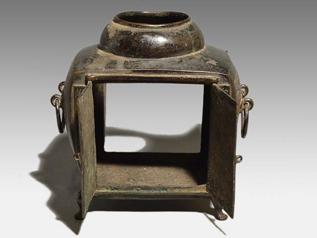 中国 古銅宣徳銅 鐸鈴 銅鐸 銅鐘 C 8602 中国 古銅宣徳銅 鐸鈴 銅鐸 銅