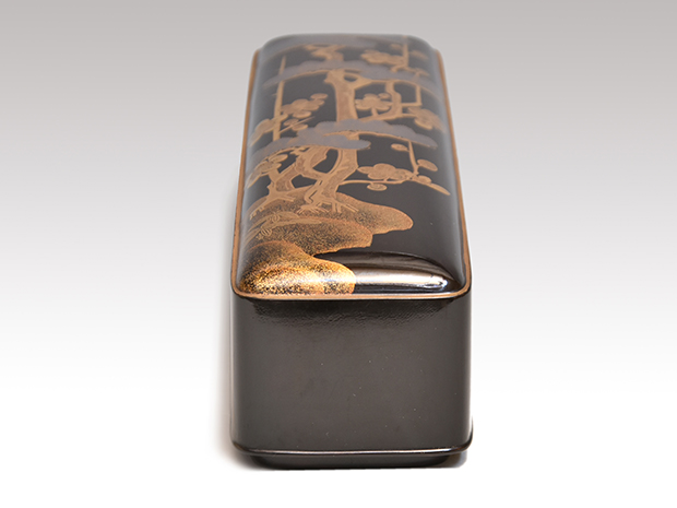 松竹梅蒔絵 文箱 江戸時代 | 古美術ささき