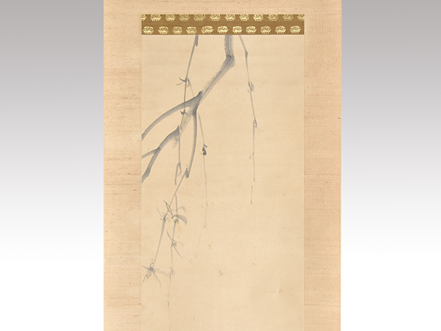 池田輝方/駕籠図/かご図/カゴ図/掛軸/名家伝来/AA-991