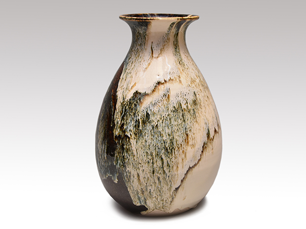 五代 清水六兵衛 鉄釉 薔薇画 煎茶碗5客 五代 清水六兵衛 鉄釉 薔薇画