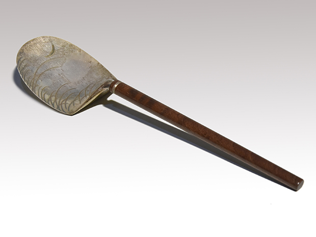 南鐐(銀)製 松花堂好 炉用灰匙 | 古美術ささき