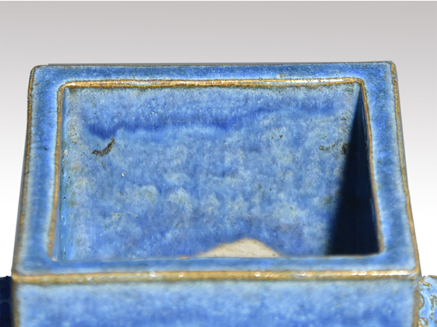 名工 伊東陶山 伝統工芸 京焼 清水焼 鶴 置物 骨董品 古美術品 名工